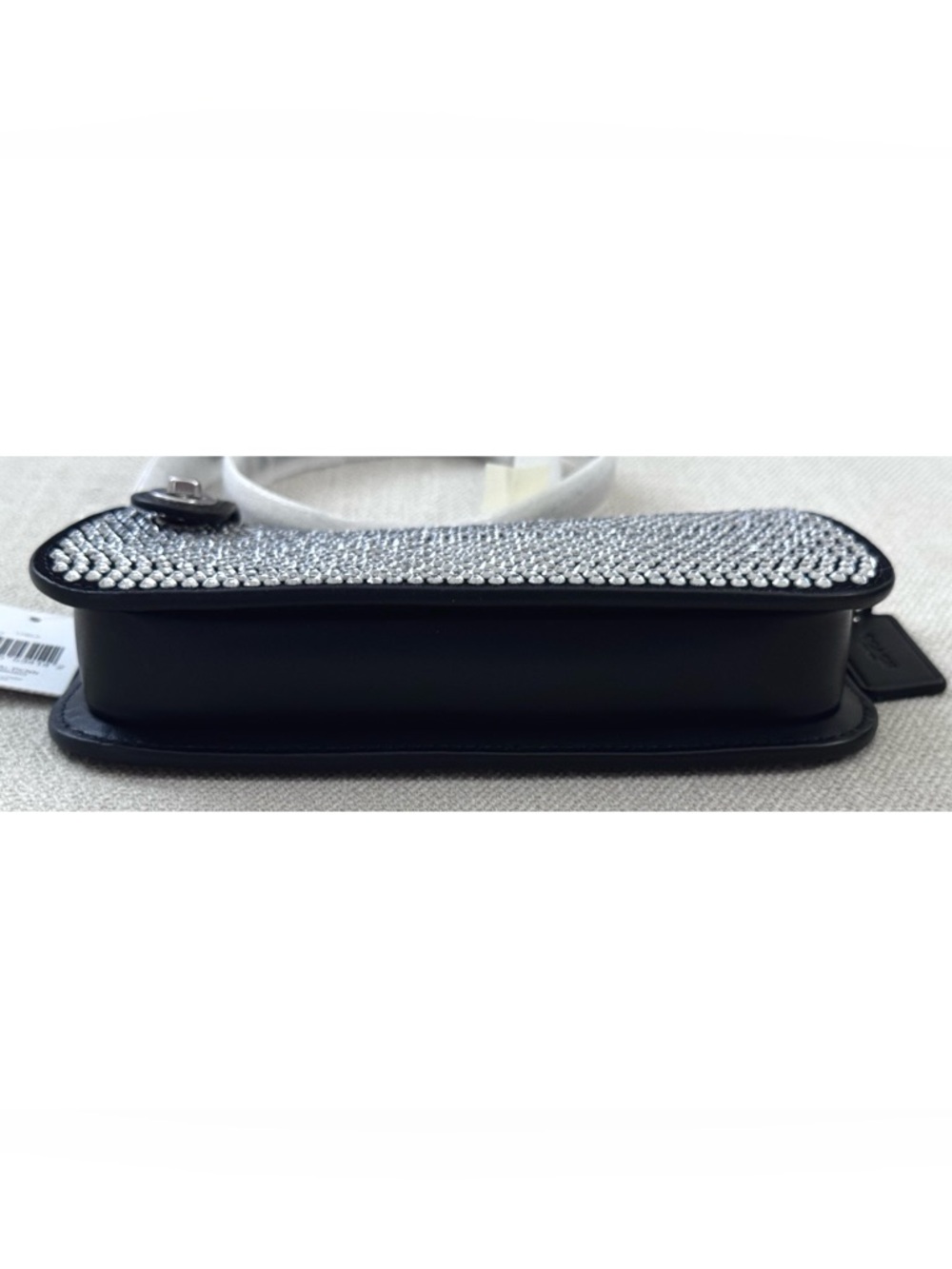 COACH Penn Shoulder Bag With Crystal, BLACK - Picture 10 of 15